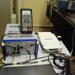 Elettronica di controllo dell'attuatore piezoelettrico.